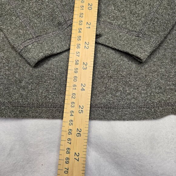 L.L.‎ Bean Mens Small Gray 1/4 Zip Fleece Pullover Chest Pocket S Regular - Picture 7 of 8